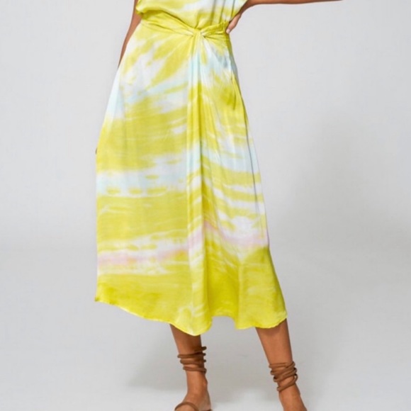 Young Fabulous & Broke Savannah Tie Dye Midi Skirt - Picture 2 of 11